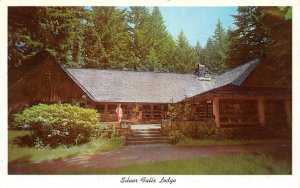 Sublimity, OR Oregon  LODGE~Silver Falls State Park  MARION CO Roadside Postcard