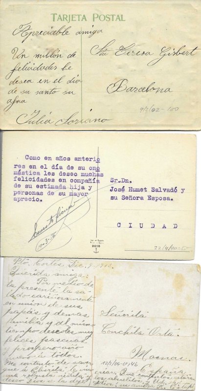 Beautiful flowers Lor of nineteen (29) old vintage PC. Early 20th century