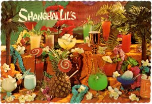 Chicago, Illinois - Shanghai Lil's Exotic Food & Drinks - Large Postcard