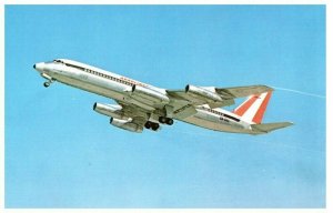 Aerolineas Peruanas Convair 990A Fan Jet Airplane Postcard