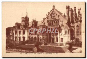 Old Postcard Chateau De Keriolet (Finistere)