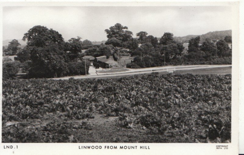 Hampshire Postcard - Linwood from Mount Hill - Ref 5489A