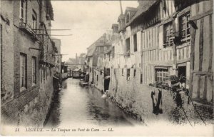 CPA LISIEUX La Touques au Pont de Caen (1227586)