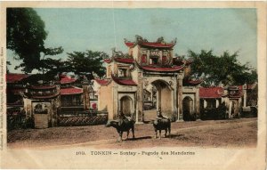 CPA AK INDOCHINA Sontay Pagode des Mandarins VIETNAM (957759)