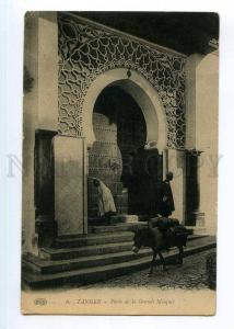 247851 Morocco TANGER Porte de la Grande Mosque Vintage PC
