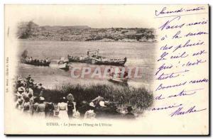 Istres - the Joust on & # & # 39Etang of 39olivier - boat - Old Postcard