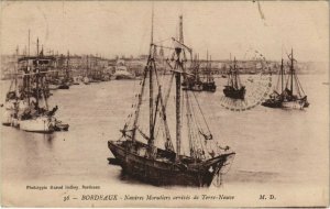 CPA BORDEAUX - Navires Morutiers arrivés de Terre-Neuve (140206)