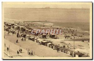 Old Postcard The Beach Duinbergen