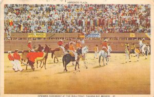 Tijuana, Mexico, Tarjeta Postal, Bullfighting 1912 