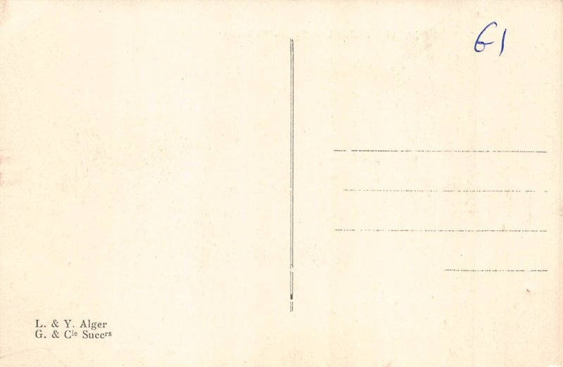 A977 Algeria Algiers Square Laferriere vintage postcard