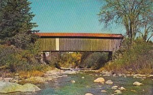 Covered Bridge At Jeffersonville Vermont