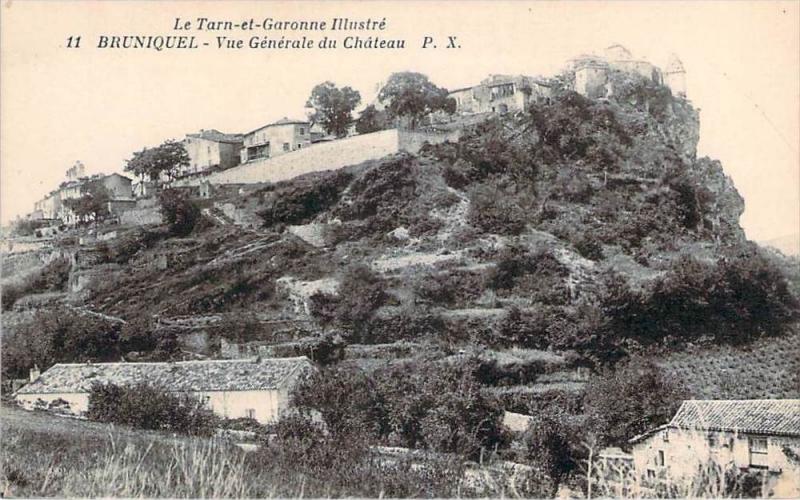 82 - Bruniquel - Vue Générale du Château