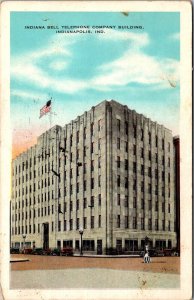 Indiana Bell Telephone Co Building, Indianapolis IN c1935 Vintage Postcard S50