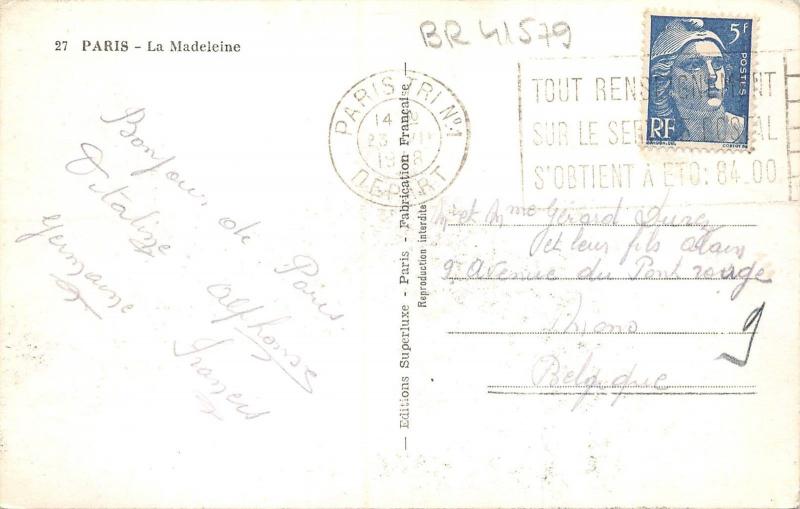 BR41579 La Madeleine Paris   France