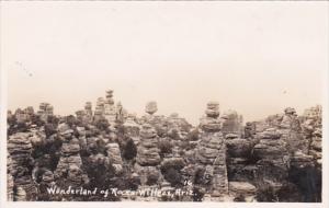 Arizona Willcox Wonderland Of Rocks Real Photo