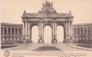 Belgium Brussels Bruxelles Monument Arcade Du Clnquantenaire