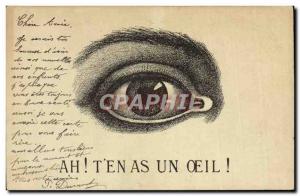 Old Postcard Ah T & # 39En have an Eye