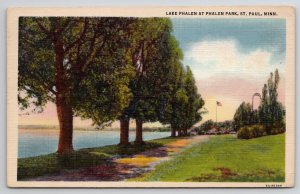 Lake Phalen at Phalen Park St Paul Minnesota Postcard K39