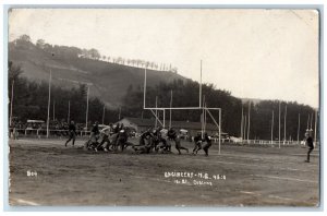 1921 Football Rugby Game Sports Engineers Koblenz Germany RPPC Photo Postcard 