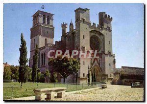 Modern Postcard Beziers Cathedrale