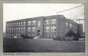 Franklin Ohio OH High School No. E-394 Wayne Pub Vintage Postcard