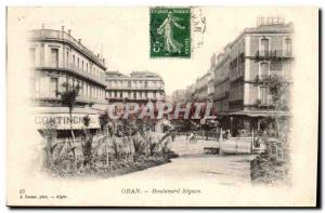 Algeria Oran Old Postcard Seguin Blvd.