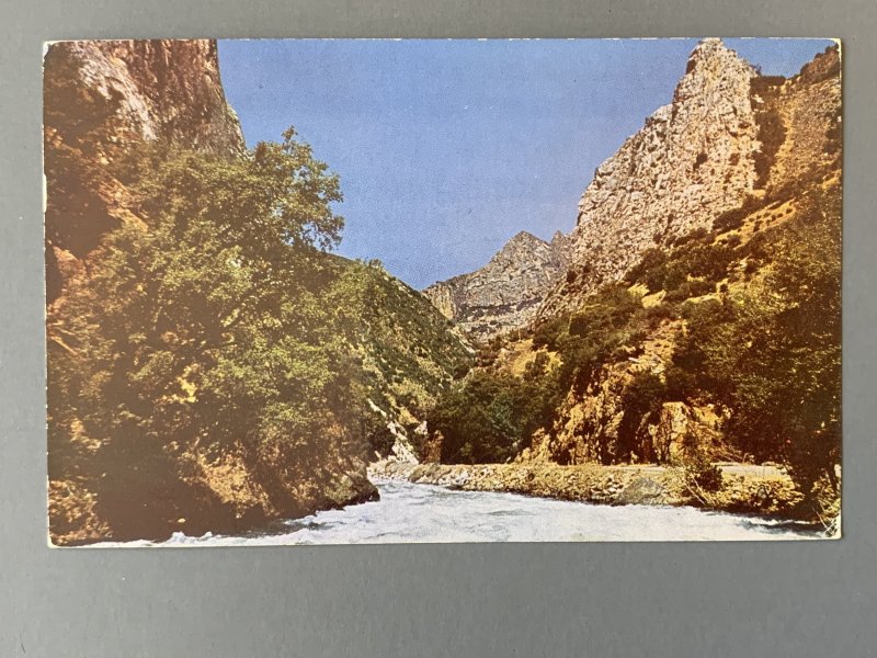 Kings Canyon Kings River CA Chrome Postcard A1161090252