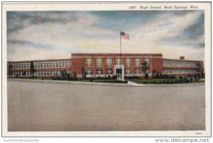 Wyoming Rock Springs High School Curteich