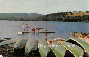 Boating & Bathing while spending a day at the Lake in Misc, Maine