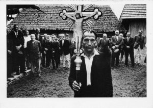 Marketa Luskacova Janko Adam 1971 Funeral Shepherd Czech Photo Postcard