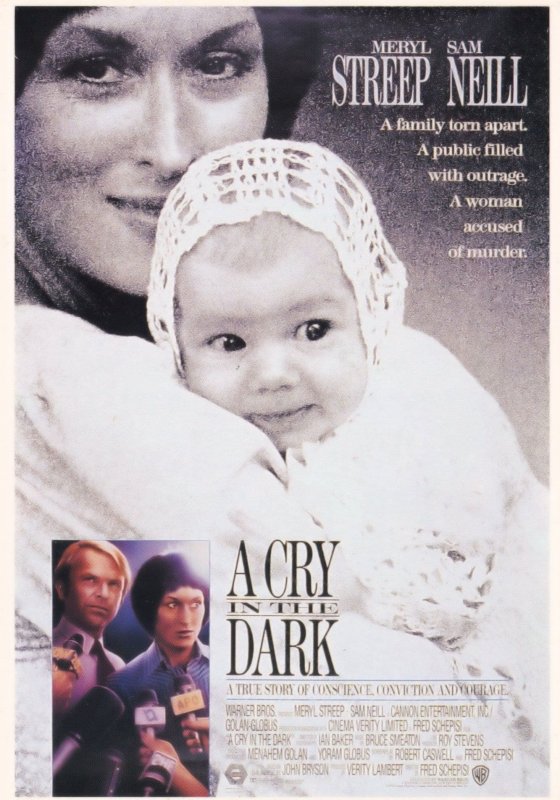 A Cry In The Dark Meryl Street Cinema Poster Postcard
