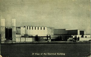 RPPC Electrical Building Chicago World's Fair Attendee 1933 Real Photo Postcard