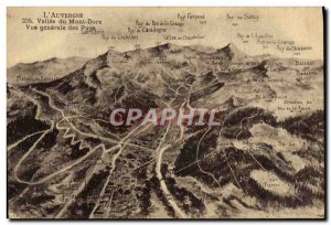 Old Postcard L & # 39Auvergne Vallee Du Mont Dore