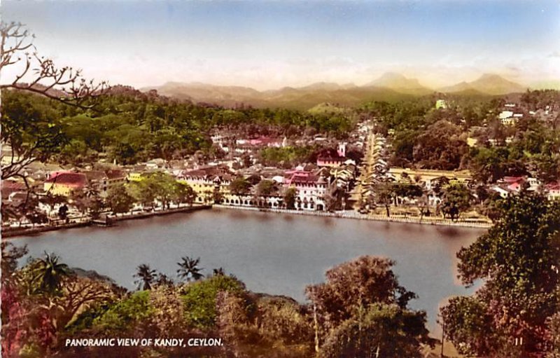 Panoramic View Kandy Ceylon, Ceylan Unused 