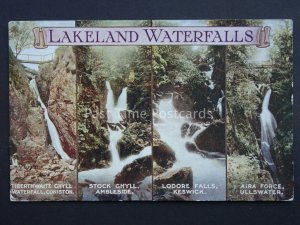 Cumbria 4 LAKELAND WATERFALLS - Old Postcard by Photochrom