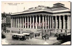 Old Postcard Paris Bourse