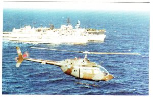 CAF - Bell Kiowa Helicopter, US Warships, Canadian Skies Post Cards