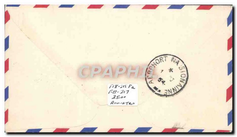 Letter 1 flight USA Chicago Chicago Ireland April 30, 1954