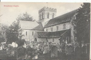 Sussex Postcard - Broadwater Church - Ref 13128A