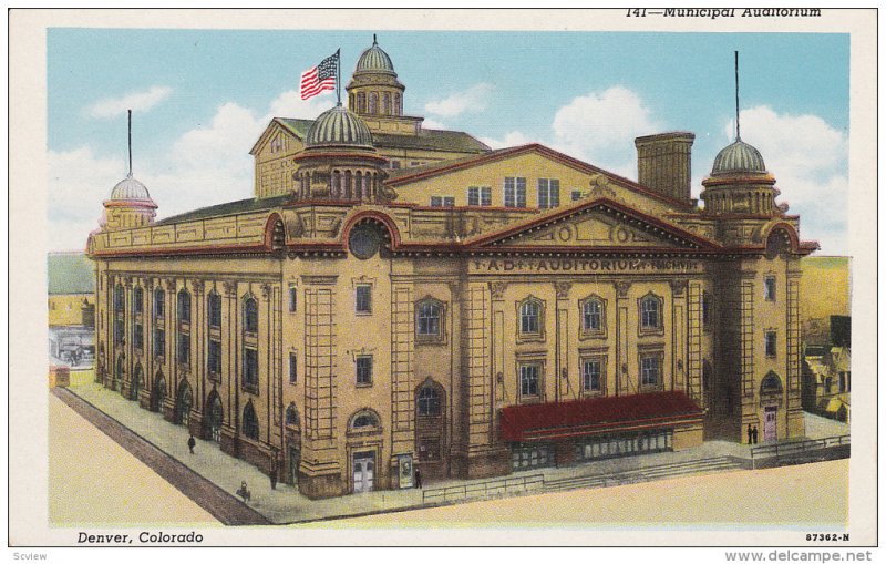 Municipal Auditorium, DENVER, Colorado, 30-40s