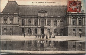 WW1 Rennes Palais de Justice World War 1 Postcard C138