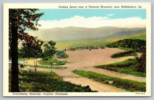 Pinnacle Mountain   Middlesboro  Kentucky  Postcard