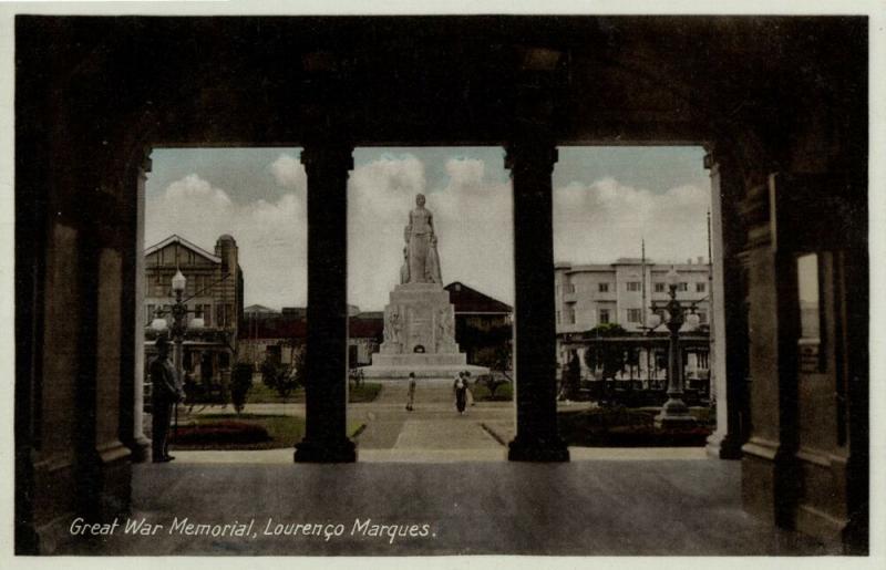 mozambique, LOURENÇO MARQUES, Great War Memorial (1930s) Postcard