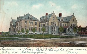 Vintage Postcard 1905 Hospital Historic Building Medical Allentown Pennsylvania