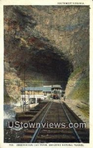 Observation Car Train  - Natural Tunnel, Virginia VA  