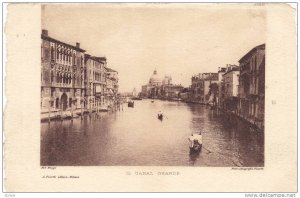 Boats, Il Canal Grande, Venise (Lombardy), Italy, 1900-1910s