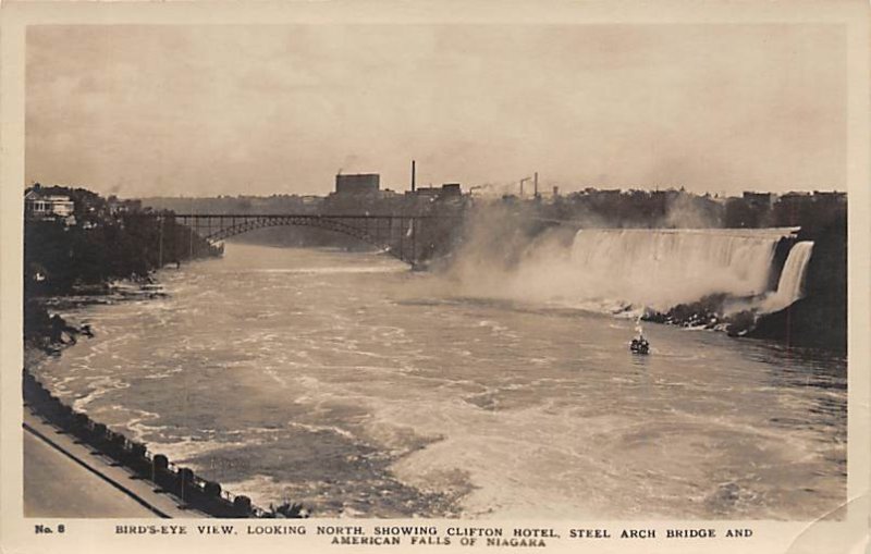 American Falls real photo - Niagara Falls, New York NY