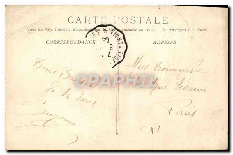 Postcard Old Surroundings of Vichy Chateau Bourbon Busset