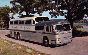 c.'65, The Greyhound Scenicruiser Bus, Msg  Old Postcard