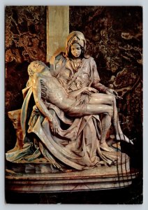 Basilica of St. Peter The Pieta by Michelangelo 4x6 Vintage Postcard 0214